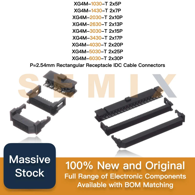 5 ชิ้น XG4M-3030-T XG4M-3430-T XG4M-4030-T XG4M-5030-T XG4M-6030-T 2x15P 2x17P 2x20P 2x20P 2x25U 2X4