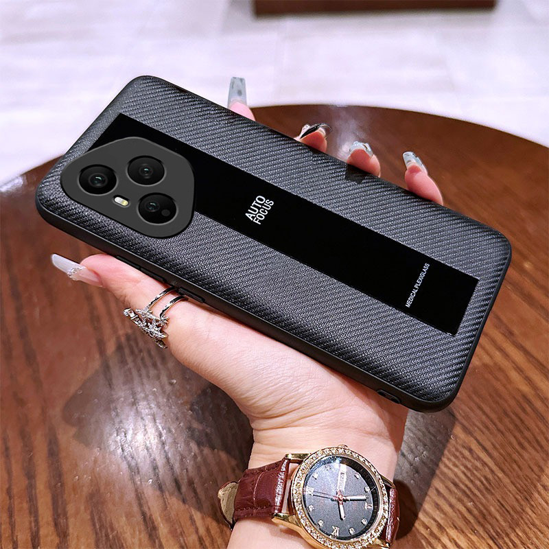 สําหรับ Honor 400 Pro 400 สมาร์ท X7D X9D ของแท้หนังลายนิ้วมือ Anti-Slippery Gyroscope กันน้ําสําหรับ