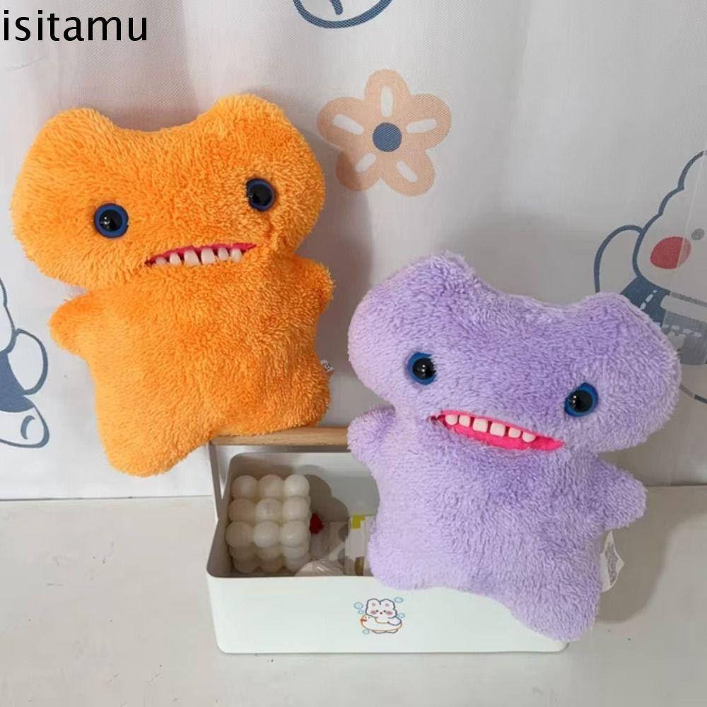 อิซิทาฟ ฟันน่าเกลียดตุ๊กตาตุ๊กตา,คอลเลกชันตกแต่งบ้านของเล่นตุ๊กตาตลกของขวัญวันวาเลนไทน์สบายตลกอินเทรนด์24เซนติเมตรยัดไส้ฟันน่าเกลียดวันเก