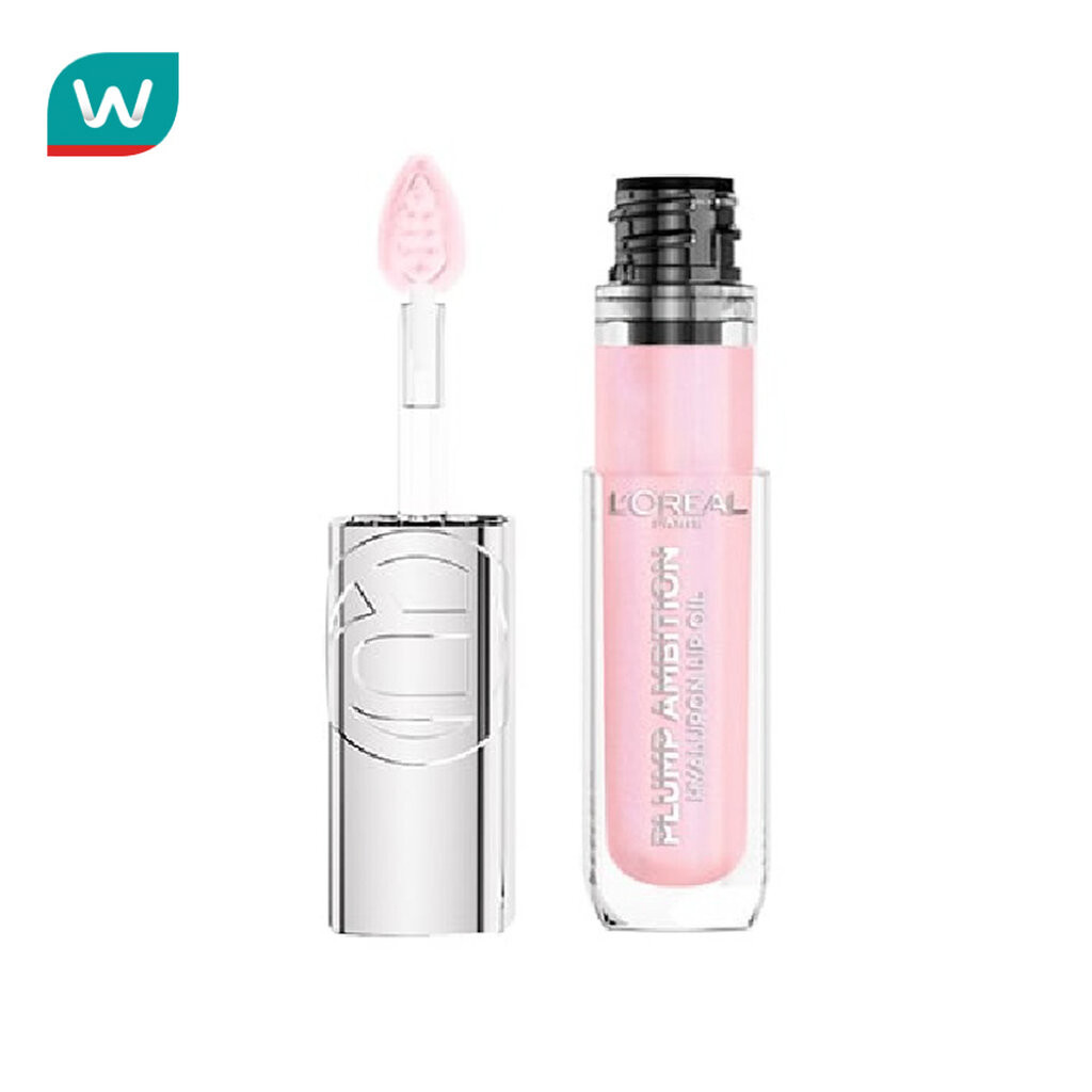 L'Oreal Makeup ลอรีอัล ปารีส พลัมพ์ แอมบิชั่น ลิป ออยล์ 5มล. 101 คริสตัล เคลียร์