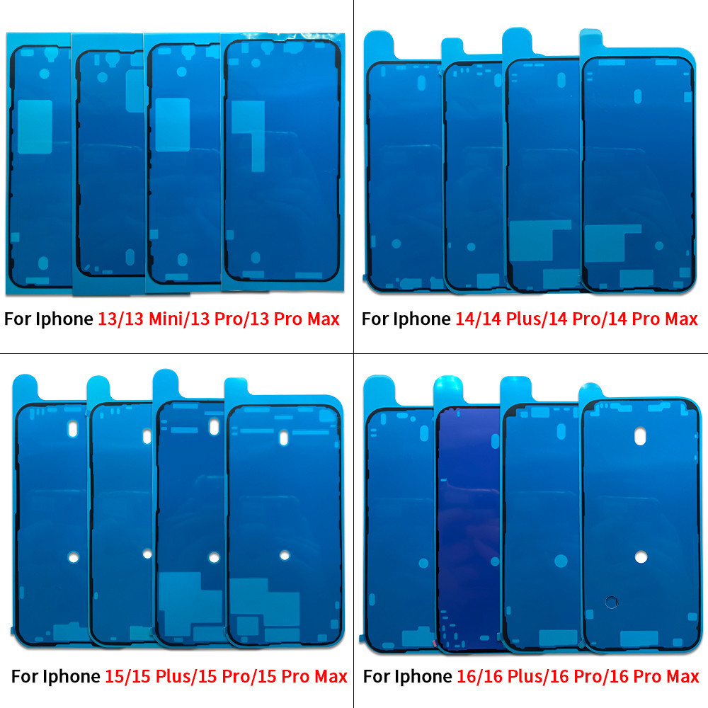 สติกเกอร์กาว LCD สําหรับโทรศัพท์ 16 15 14 Pro Max Plus 13 mini LCD หน้าจอสัมผัสจอแสดงผลสติกเกอร์กันน้ําซีล ราคา ถูกที่สุด ดีลบีเคเค แกลเลอรีภาพที่ 7