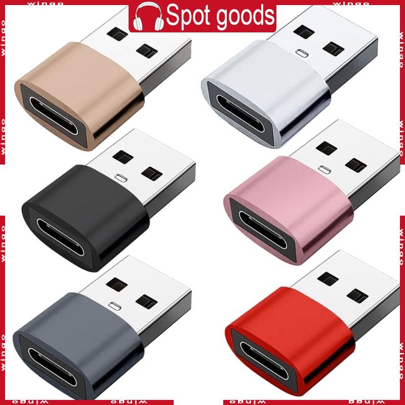 WIN USB C Female to USB2 0 Male Adapters Type C สายชาร์จไปยัง USB2 0 Charger