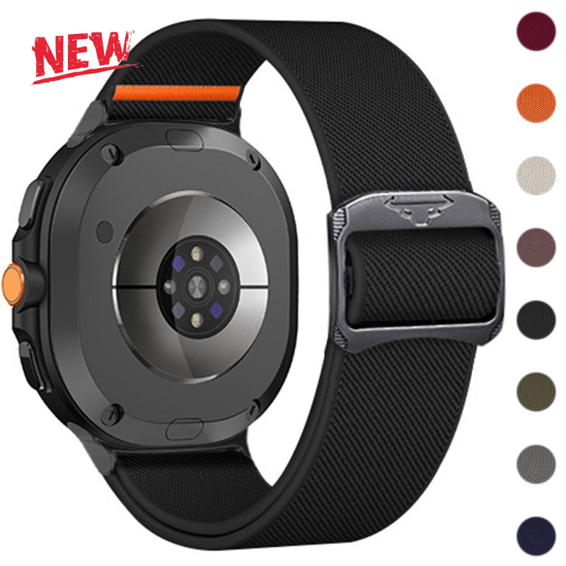 ไนลอนกีฬาสําหรับ Samsung Galaxy Watch 8 44 มม.40 มม.นาฬิกา 8 คลาสสิก Smartwatch ปรับสร้อยข้อมืออุปกรณ์เสริม