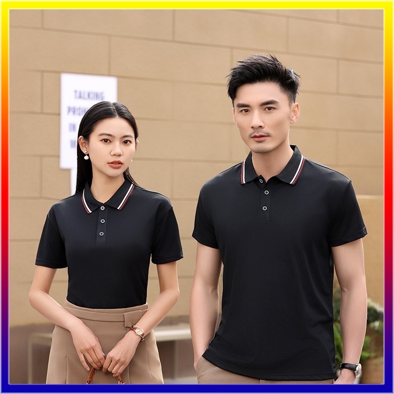 【คุณภาพสูง】เสื้อยืด polo เสื้อโปโล สไตล์คลาสสิก ผ้าพรีเมี่ยม ระบายอากาศได้ดี ใส่ได้ทั้งชายหญิง