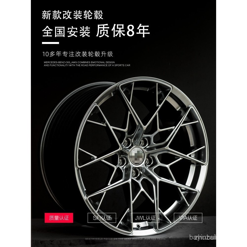 17/18/19/20ขอบล้อสั่งทําพิเศษเข้ากันได้กับ Audi/Tesla/Saina/HRE FF10Weilai Forged Bell