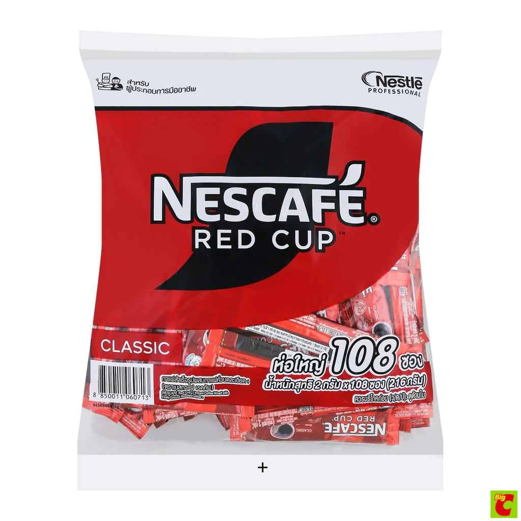 เนสกาแฟ เรดคัพ สติ๊ก 2 ก. x 108 ชิ้น