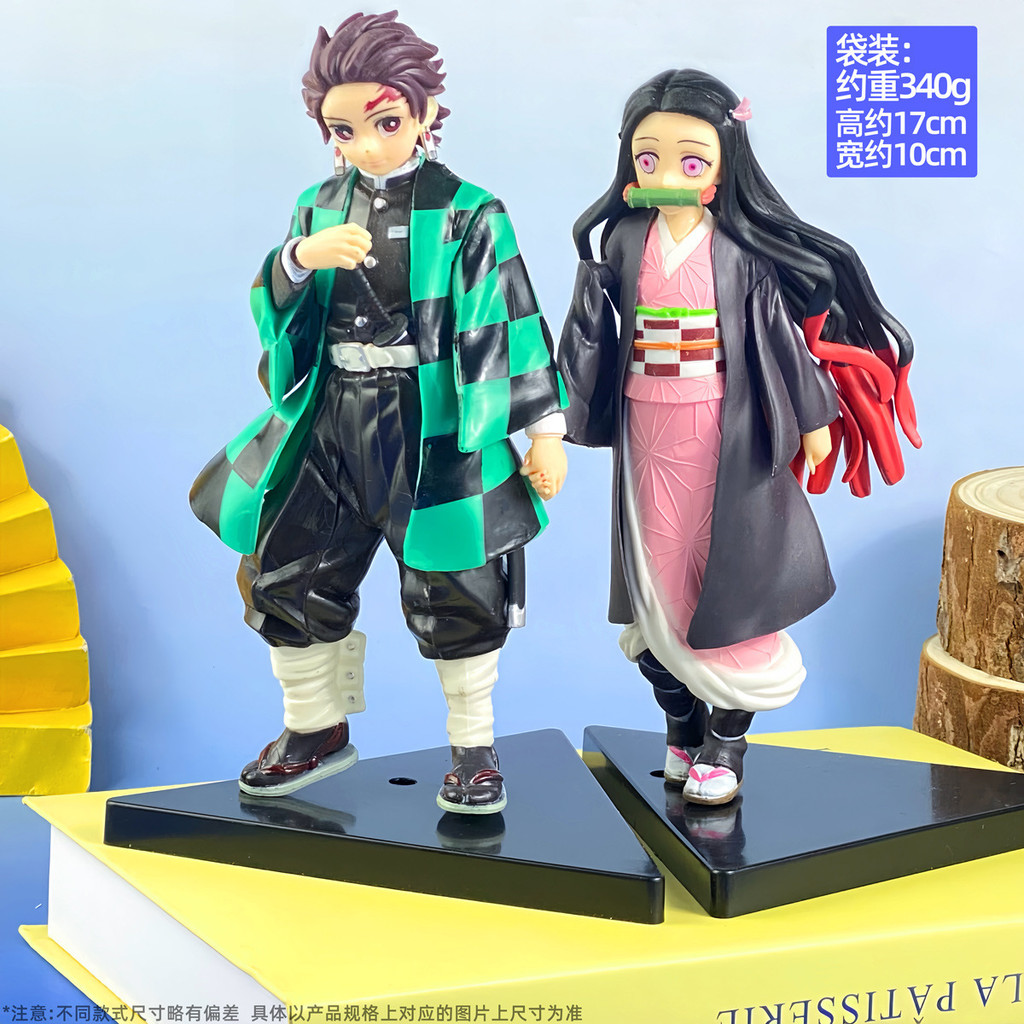 Demon Slayer Figures Tanjiro Nezuko Kochou Shinobu Tomioka Nezuko Inosuke Inosuke Rice Ball Box Set