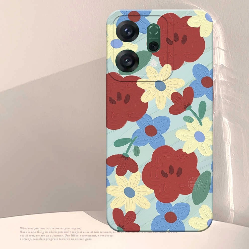 Softcase Fo OPPO RENO 14 5G เคสนิ่มยืดหยุ่นระดับพรีเมียมล่าสุด 2025 Contemporary Motif - fl 6