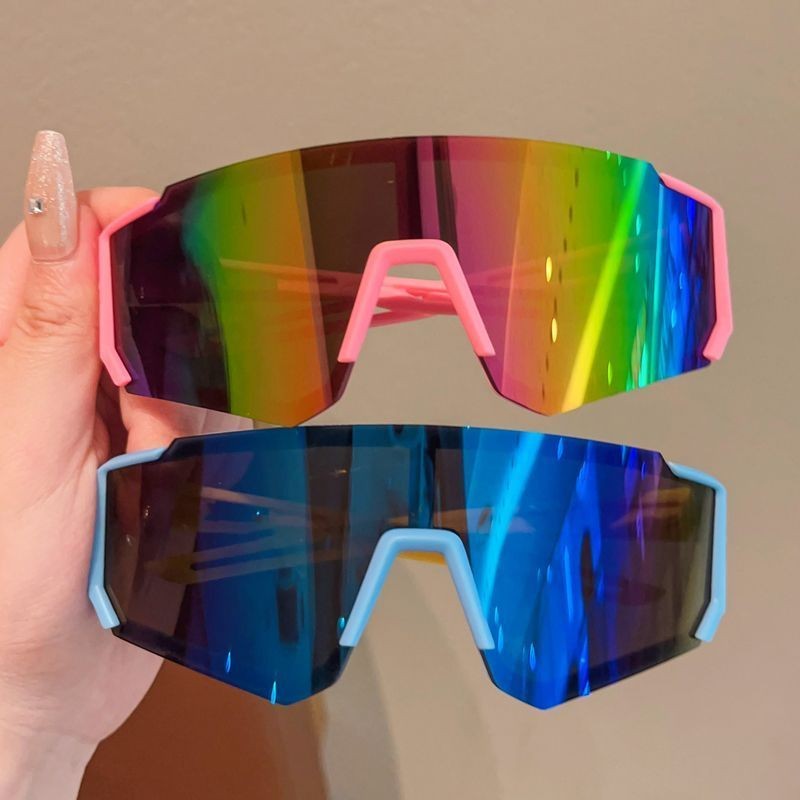 เด็กชายแว่นตาขี่จักรยานกลางแจ้งกรอบใหญ่เด็กแว่นตาจักรยานแว่นตากันลมสาวกีฬาแว่นกันแดดแว่นกันแดด - รูปที่ 6