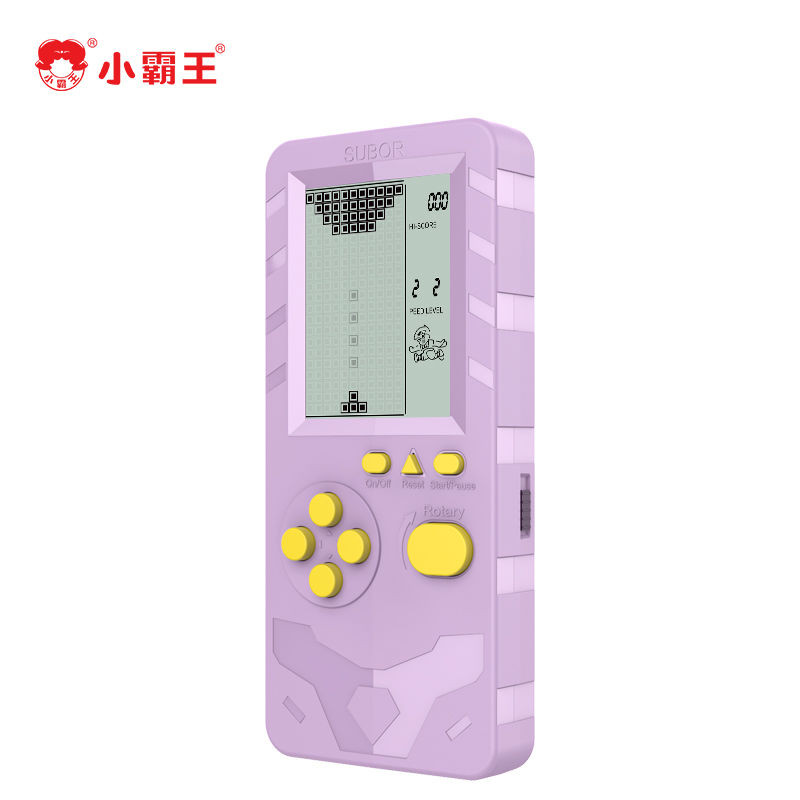 สินค้าใหม่พร้อมสต็อก Xiaobawang Tetris เกมคอนโซล 36 Luminous Retro Number Classic Tetris20250811