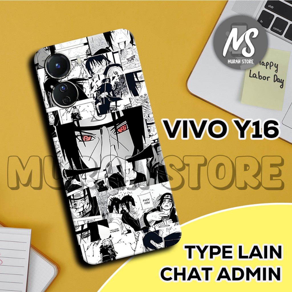 VIVO Y16/MS45 Rubber Softcase/ COMIC Motif/VIVO Y16 Case/VIVO Y16 Silicone