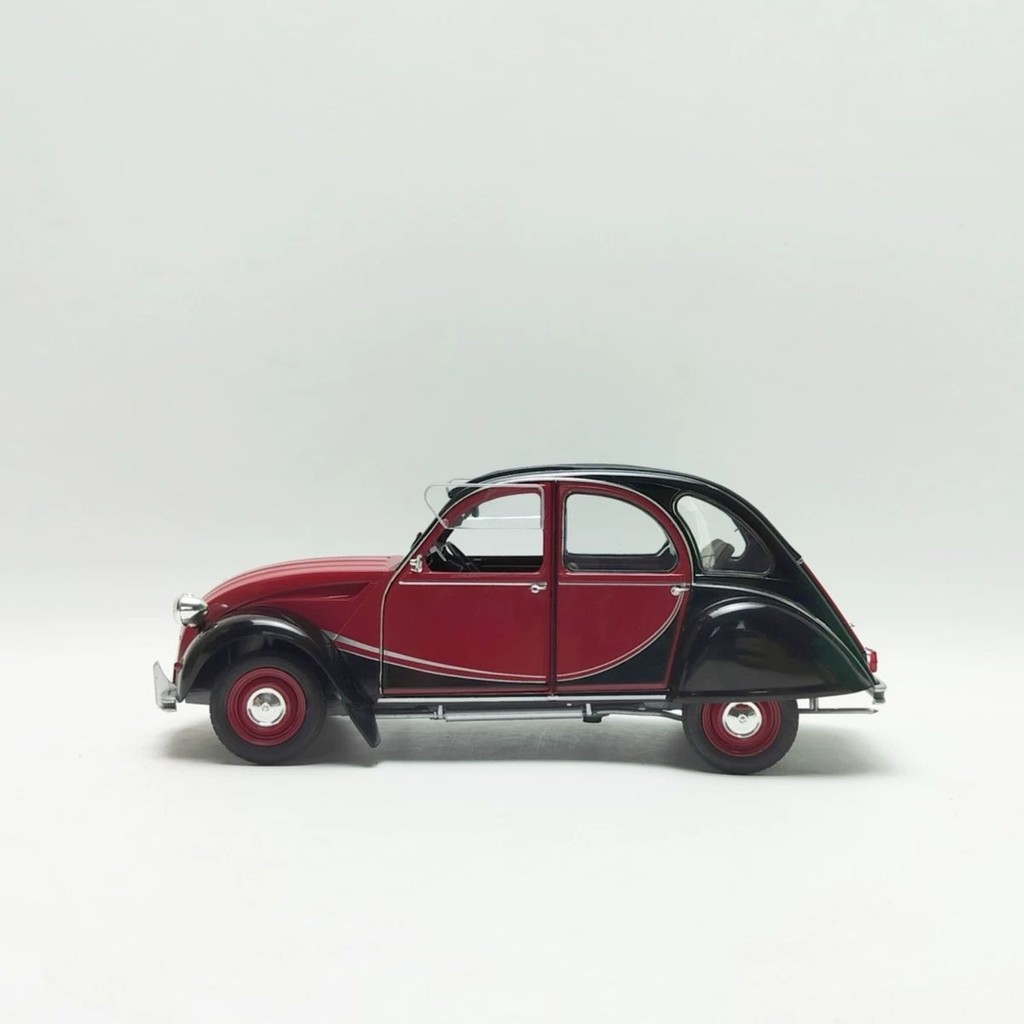 Solido1/18 Citroen Citroen 2CV6 Alloy Classic Car Model เปิดสองประตู