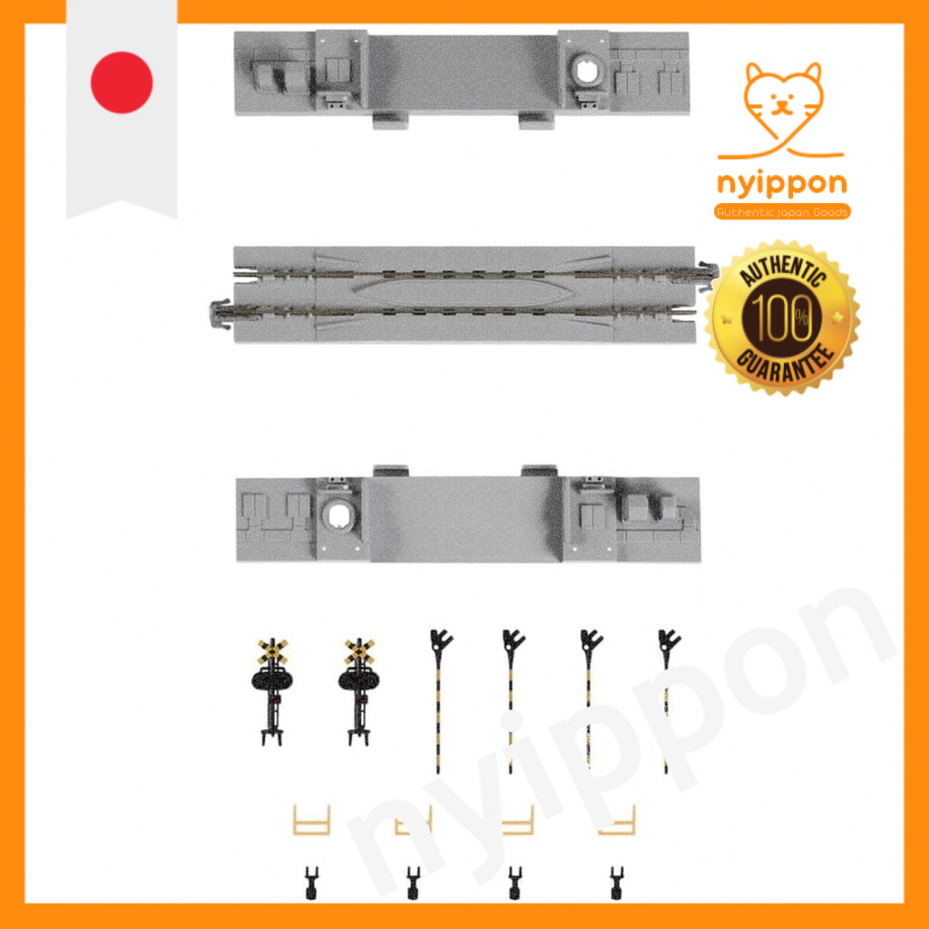 KATO N Gauge Level Crossing Track #2 124mm 20-027 Railroad Model Accessories