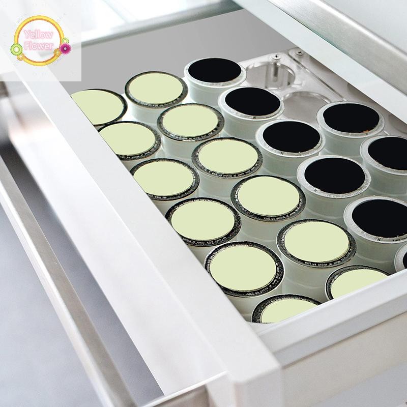 YellowFlower 24-Slot แคปซูลกาแฟผู้ถือลิ้นชักถาดเข้ากันได้กับ K-Cup กาแฟ Pods อะคริลิคแคปซูลชั้นวางจอ