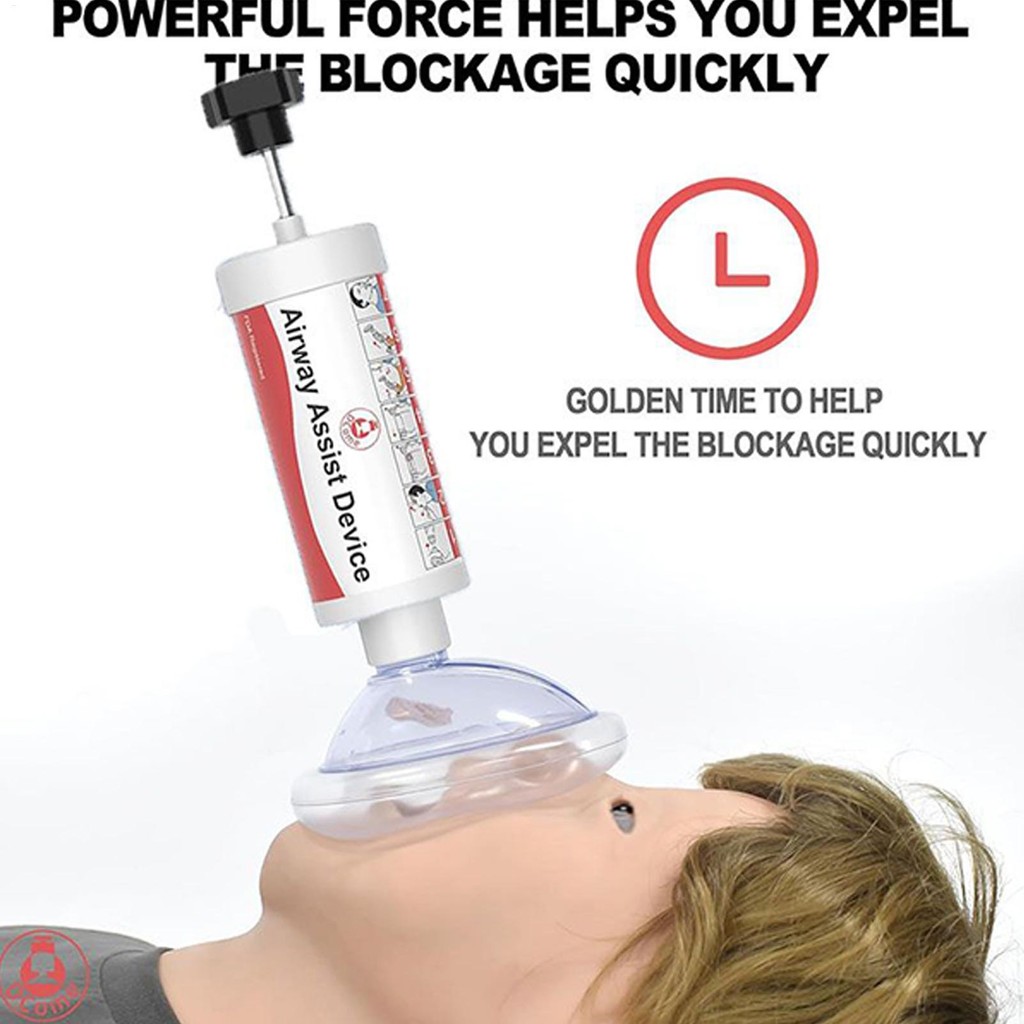 Airway Clear Choking อุปกรณ์ช่วยชีวิตสําลักอุปกรณ์แบบพกพา Respiratory Practice Tool Urgent Care Kit 