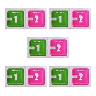 ✨ นี่ยม! ✨ ผ้าทำความสะอาดหน้าจอ เปียกโทรศัพท์มือถือกระดาษทำค…