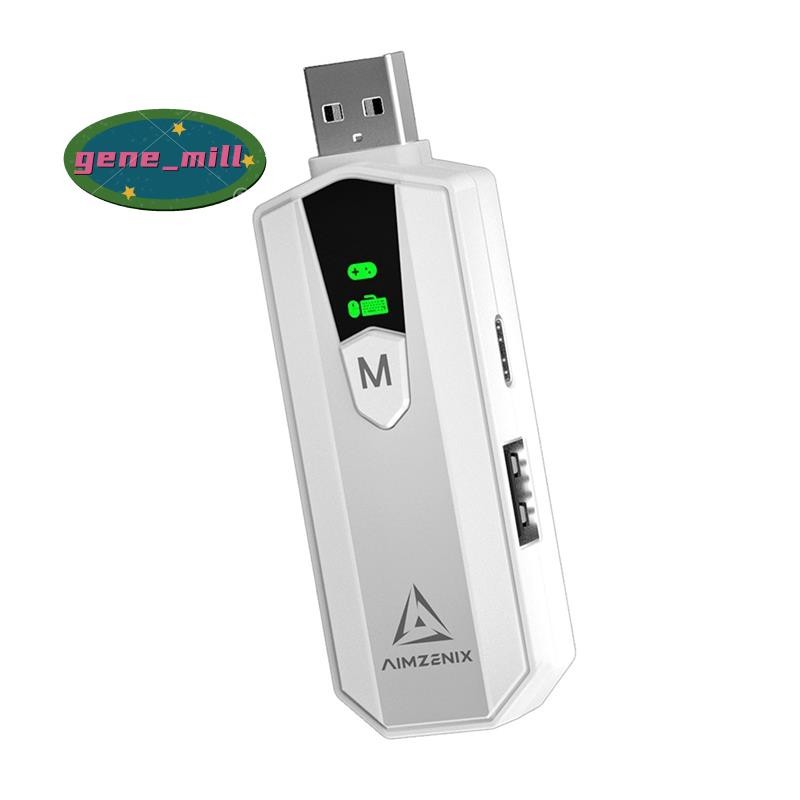 AIMZENIX AX200PRO PC Gaming Converter อะแดปเตอร์แปลงสําหรับ / เข้ากันได้กับเกม FPS ยอดนิยม