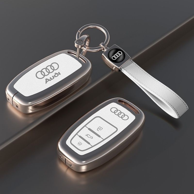 2024 Audi A6L ฝาครอบกุญแจ q5l high-end q7 โลหะ a8 รถ a3 men2024奥a6l เปลือก q5l เปลือกโลหะq7 โลหะ a8 