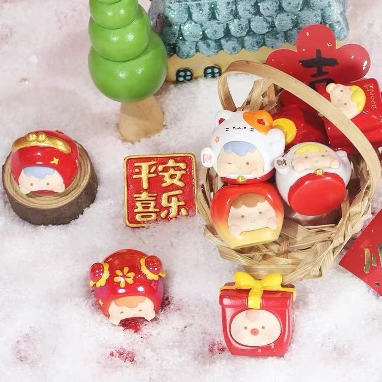 One Box Select Good Fortune Coming Soon อินเทรนด์เล่นน่ารัก Granules Mystery Bag ลูกน่ารักปีใหม่เครื