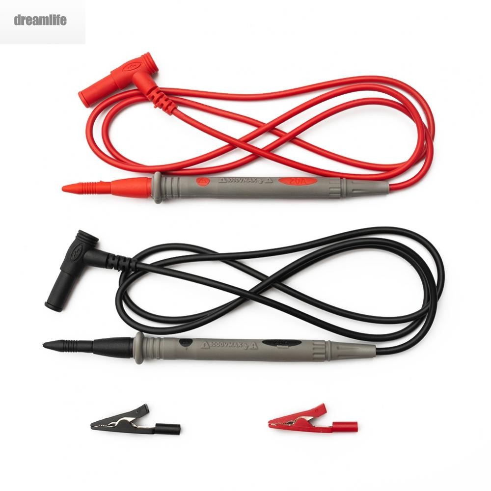 แถบทดสอบ PVC + ไนลอน Test Probe Tip Multimeter Test Lead CAT II 1000V