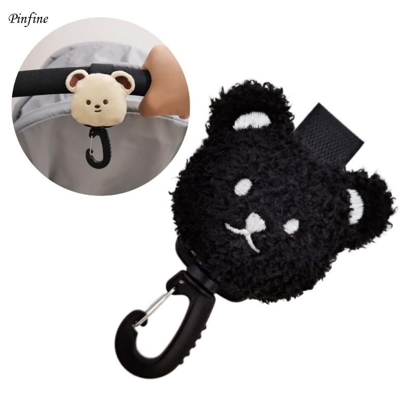 Pinfine รถเข็นเด็กอุปกรณ์เสริม Pram คลิปรถเข็นเด็กทารกตะขอ Universal Pushchair Pram คลิป 360 องศา Loop สําหรับแขวน