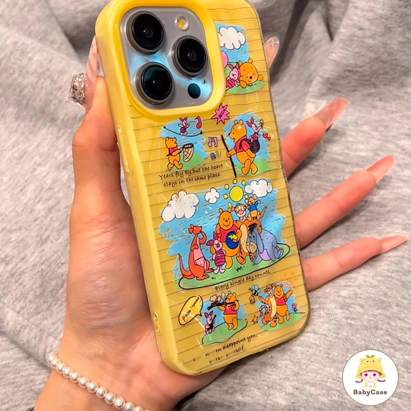 เคสไอโฟน 13 สำหรับ iPhone 11 16 15 13 14 12 Pro Max 15 14 16 6 6S Plus XR X XS ปกมันวาวลายการ์ตูนสัตว์น่ารักลายคลื่นน้ำ