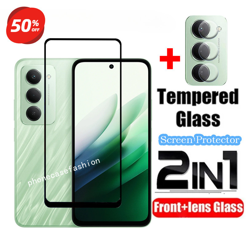 สําหรับ Redmi 15 Redmi15 15C 4G 5G 2025 ป้องกันหน้าจอคลุมทั้งหมดกระจกนิรภัยกล้องเลนส์ฟิล์มโทรศัพท์กระจกป้องกัน