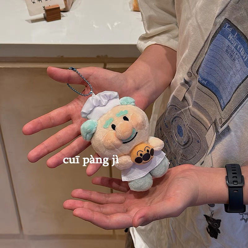 /Anpanman จี้น่ารักมูลค่าสูงการ์ตูน Jam Grandpa กระเป๋าตุ๊กตาจี้ตุ๊กตาสาวพวงกุญแจ 2o