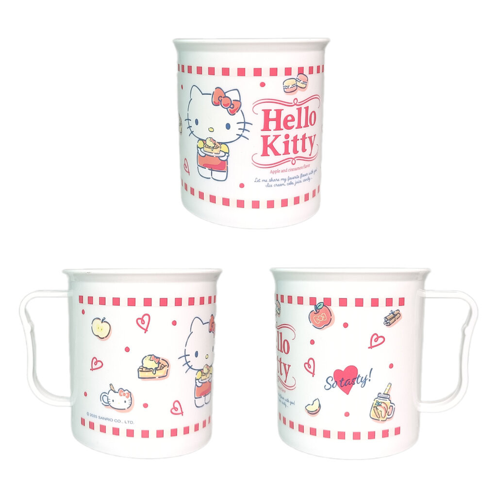 Cup PP Mug Sanrio แก้วมัคลายการ์ตูนซานริโอ แก้วน้ำพลาสติกมีหูจับ - รูปที่ 2