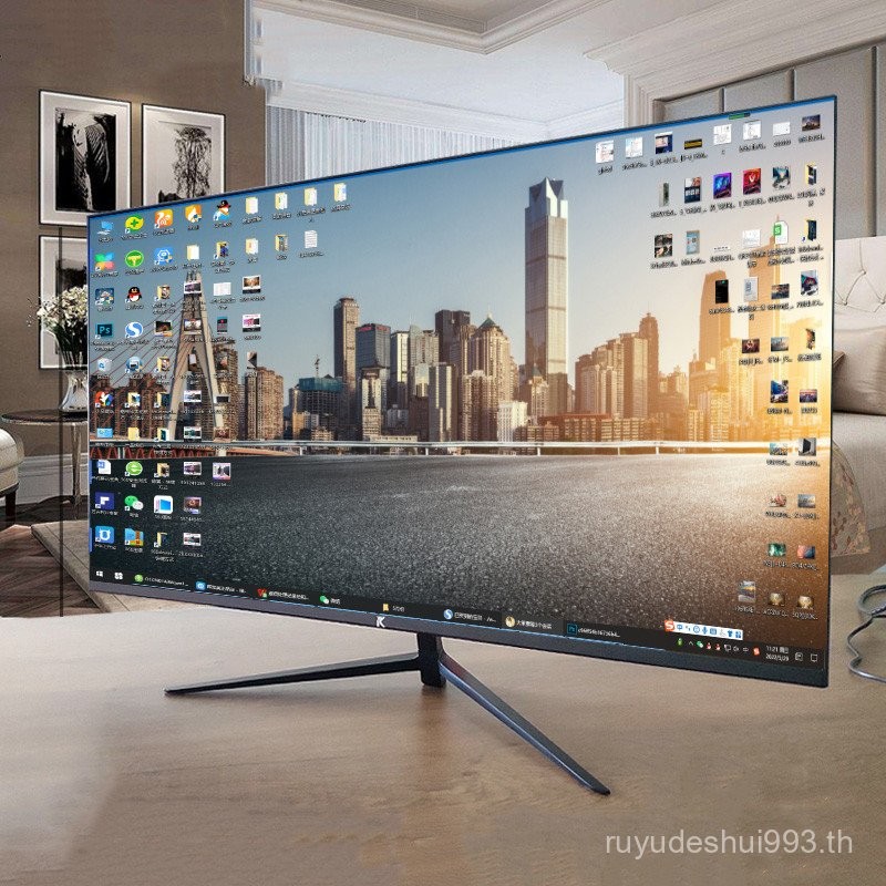 LG32 นิ้วโค้งจอแสดงผล LCD HD HDMI คอมพิวเตอร์เดสก์ท็อปภายนอก 2K เกม 27 หน้าจอขนาดใหญ่ 144H