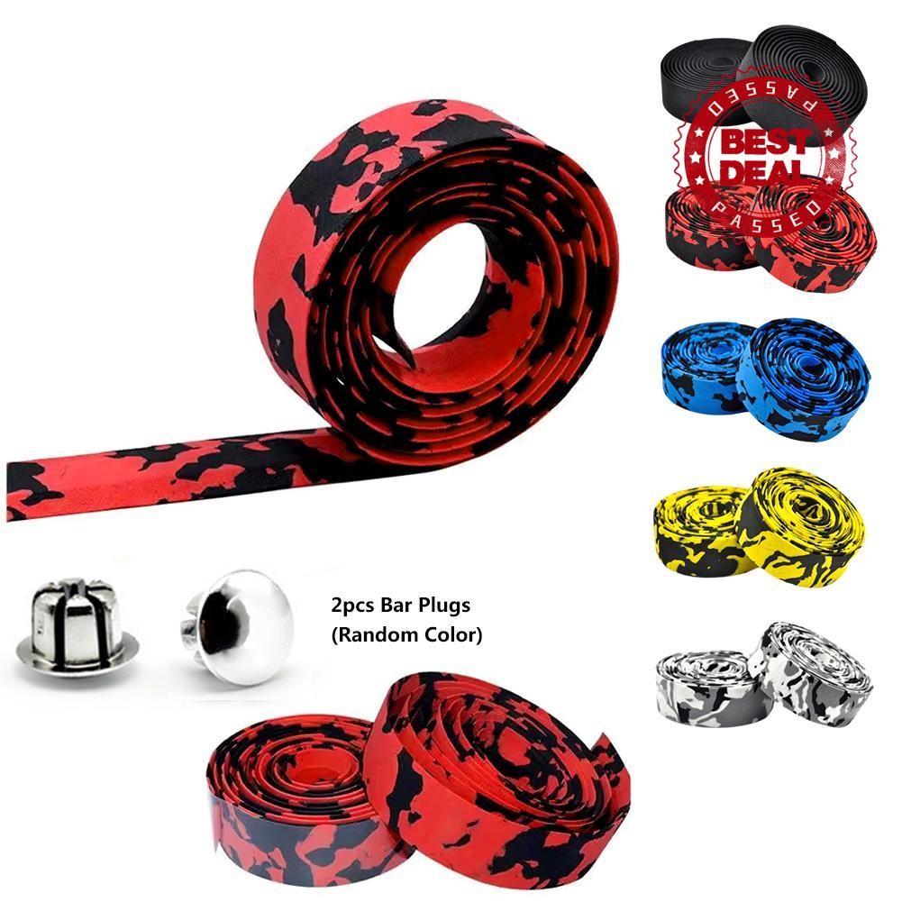 Eva จักรยาน Handlebar เทปขี่จักรยานจักรยานเสือภูเขาเข็มขัดสะท้อนแสงห่อจักรยานเสือหมอบ J9t4