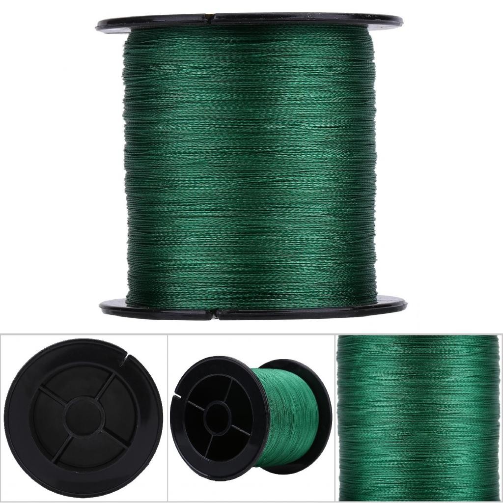 Demeras Line Extreme Braided 300m PE 4 เส้นที่แข็งแกร่งสุด ๆ ? ขนาดลวด 0.6-8? (0.6-green)