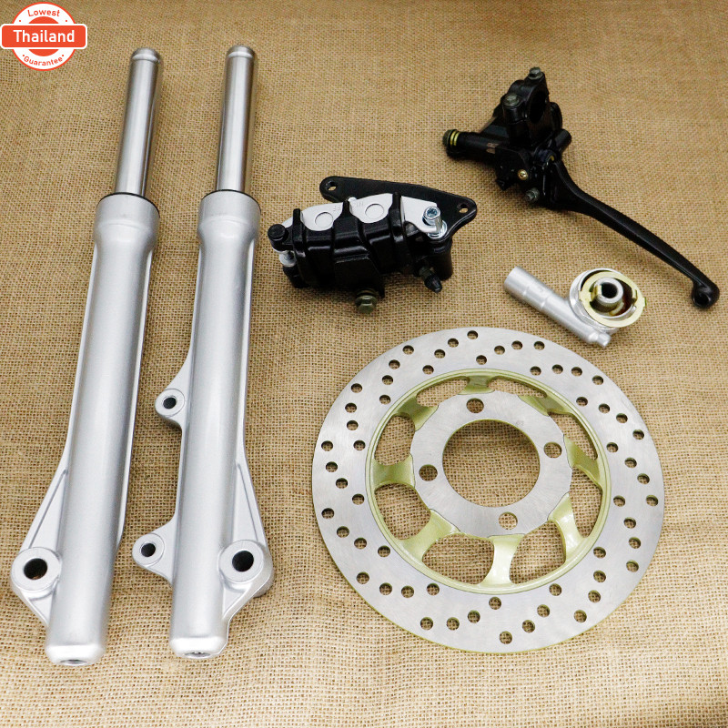 โช๊คหน้าเดิมเวฟ125/เวฟ100s 2005 ปั๊มนเดิมเวฟ125+ปั๊มล่างแต่งเวฟ125+จานดิสหน้าแต่งเวฟ125+สายเรคหน้าเด