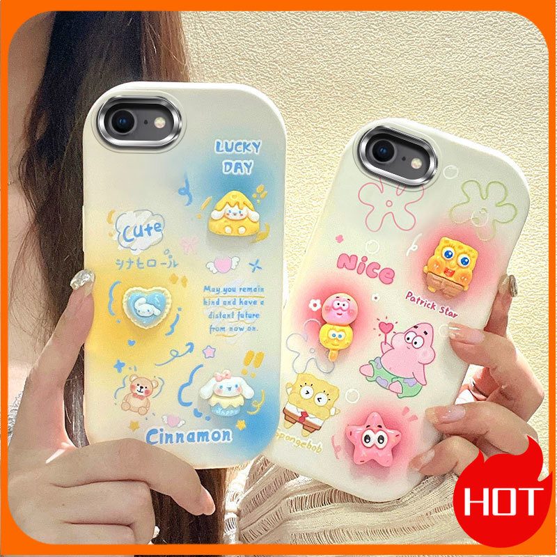 สําหรับ iPhone 6S 6 Plus 7 8 กรณี 7 8 Plus XR X XS Max 11 12 13 14 15 Pro Max กรณีปลอก Tepp handmade Decaton เคสโทรศัพท์
