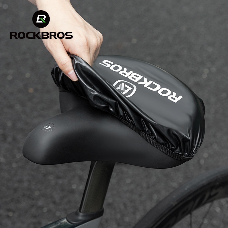 【TH Delivery】Rockbros กันน้ําอาน Rain Cover Rain-Proof ยืดหยุ่นแบบพกพาพับได้ทนทานเบาะรองนั่งทําความสะอาดง่าย MTB จักรยานอุปกรณ์เสริม