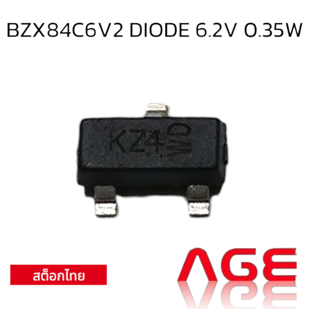 BZX84C6V2 DIODE 6.2V 0.35W