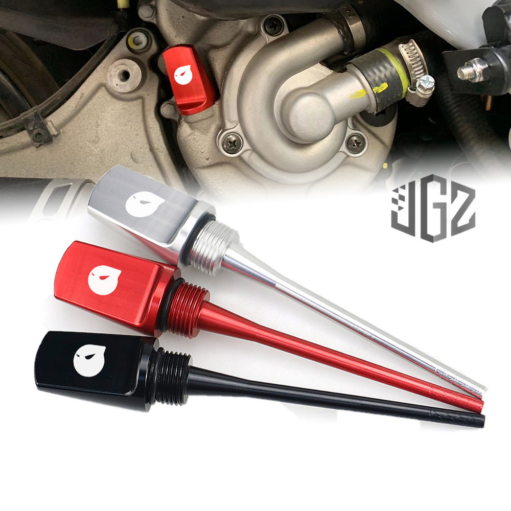 สําหรับ Marus Vespa GTS 300 HPE 2019- 2023 2024 รถจักรยานยนต์ CNC เครื่องยนต์น้ํามัน Dipstick แม่เหล็กท่อระบายน้ําน้ํามันปลั๊กอุปกรณ์เสริม
