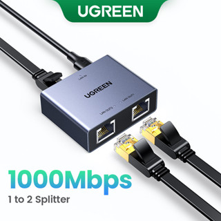 UGREEN 1000Mbps 1 ถึง 2 Ethernet Splitter อลูมิเนียม Cat 8 L…