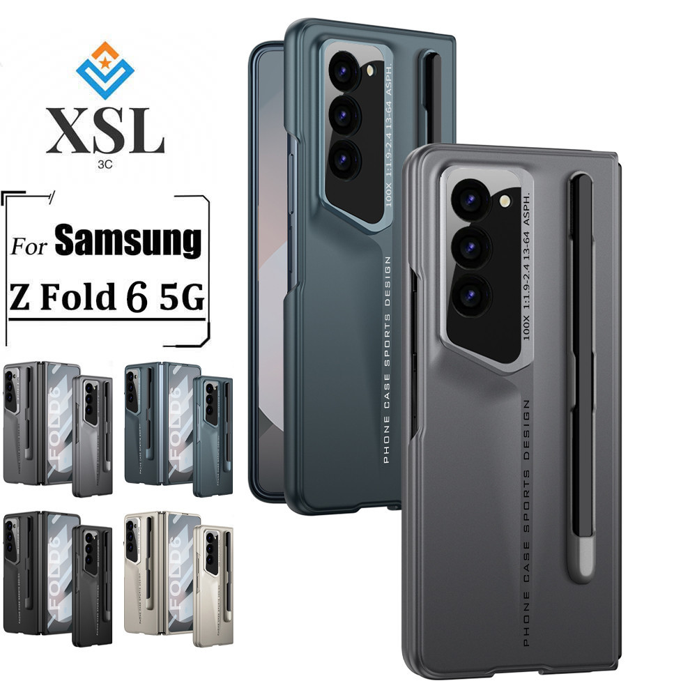 พร้อมปากกา สําหรับ Samsung Galaxy Z Fold6 case Blade Runner เคสโทรศัพท์มือถือบางเฉียบฟิล์มนิรภัยแบบบ