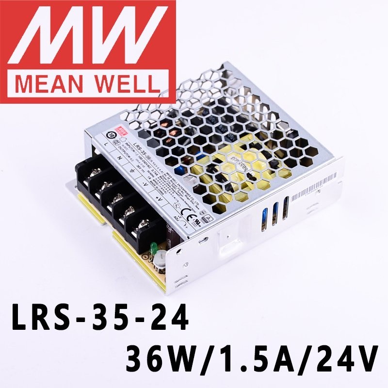 ✵Mean Well LRS-35-24 meanwell 24VDC/1.5A/36W Single Output Switching Power Supply online store