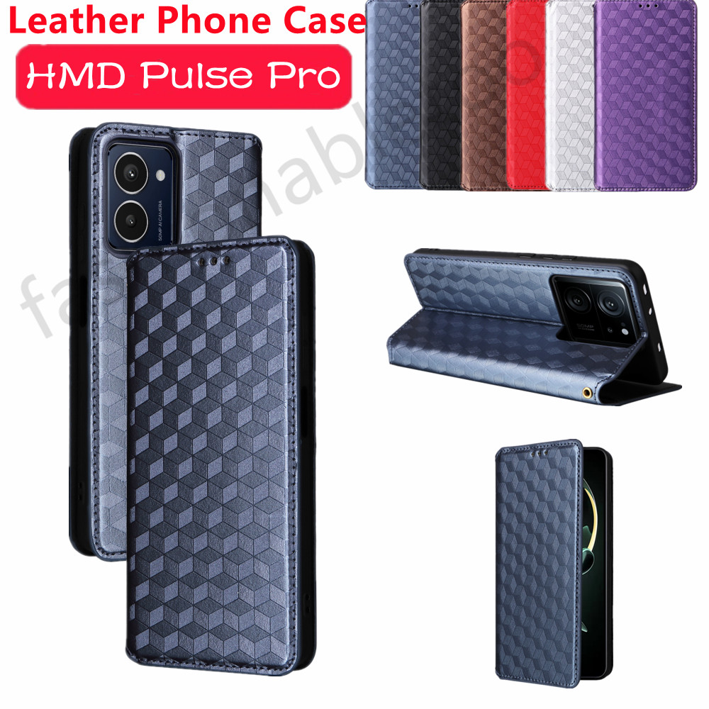 Flip หนังสําหรับ HMD Pulse Pro Pulse + Pulse + Pulsepro HMDPulsepro HMDPulse + ขาตั้งแม่เหล็กผู้ถือป