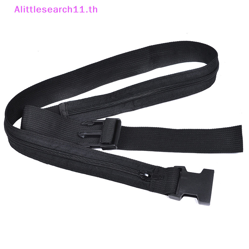 Alittlesearch11 เดินทางกลางแจ้งเงินสด Anti-Theft เข็มขัดเอวกระเป๋าผู้หญิงแบบพกพาซ่อนเงินเข็มขัดกระเป๋าสตางค์เอวแพ็คผู้ชาย Secret Hiding เข็มขัด TH