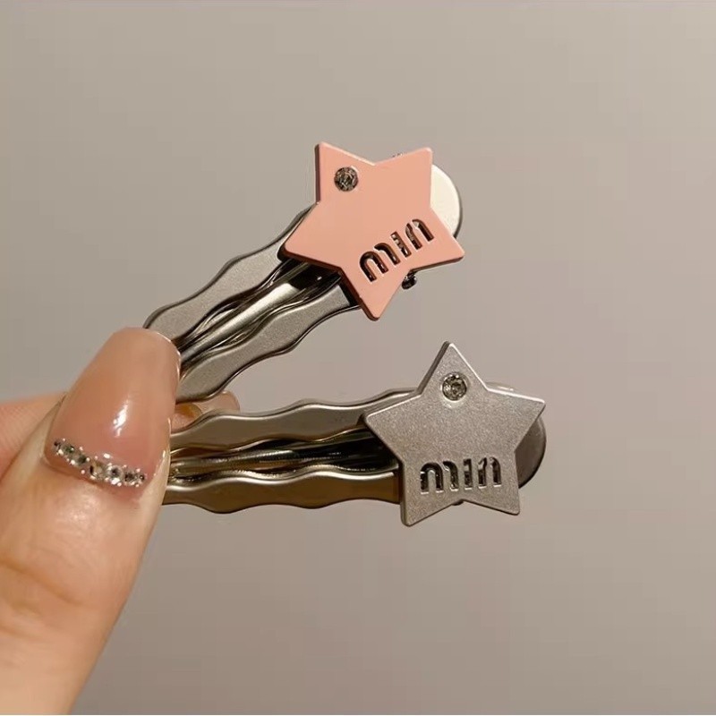 เกาหลีดาวกิ๊บโลหะจดหมาย ใบเรียกเก็บเงินเป็ด คลิปแฟชั่นสาวอุปกรณ์ผม - รูปที่ 6