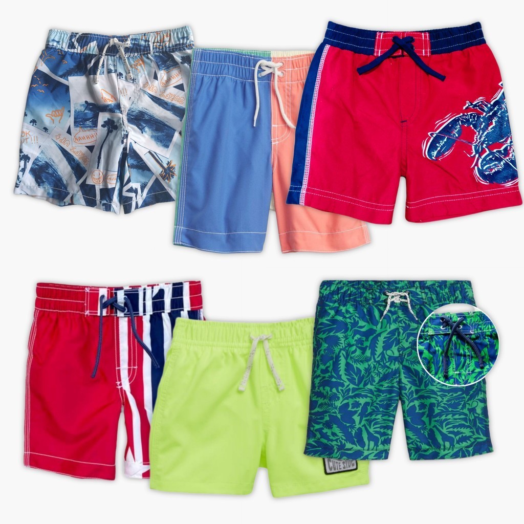 กางเกงขาสั้น Bgy Swim Trunk สําหรับเด็กผู้ชาย 3 เดือน - 4 ปี