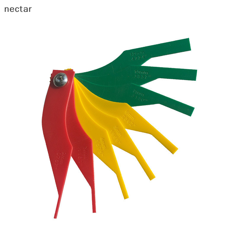 Tar 8 In 1 ผ้าเบรคเครื่องมือวัดเครื่องวัด Feeler เครื่องทดสอบขนาดซับความหนา Wea N