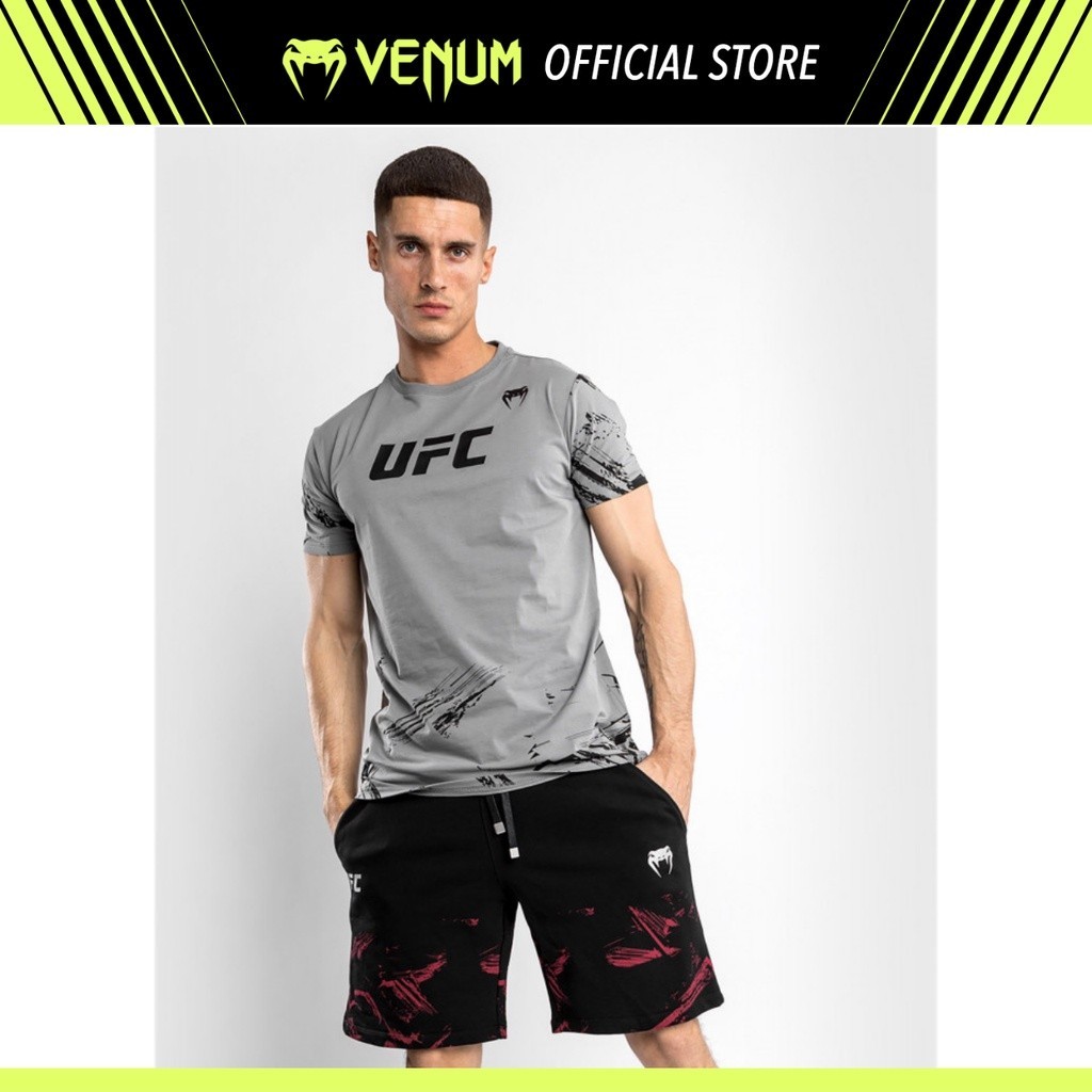 VENUM UFC Authentic Fight Week Men's 2.0 Short sleeve T-shirt- Grey