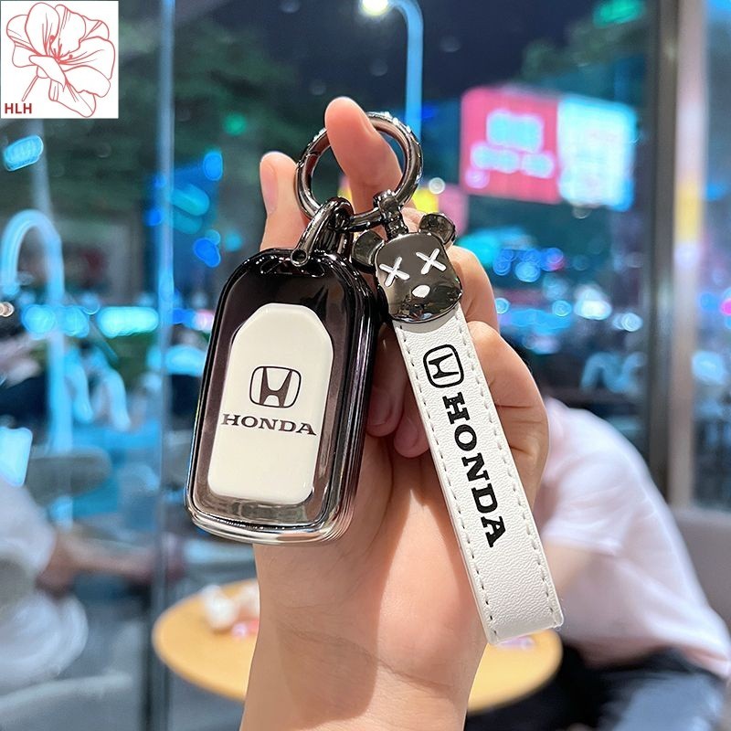 เคสกุญแจสำหรับ Honda CRV Ailisen 2024 Odyssey XRV Accord Civic พร้อมหัวเข็มขัดสำหรับผู้หญิง