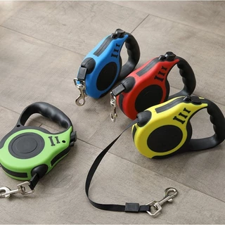 Retractable dog leash สายจูงสุนัขแบบยืดหดได้ สายจูงสัตว์เลี้ยง สายจูงแมว หมา สุนัข ระบบเบรคอัตโนมัติ