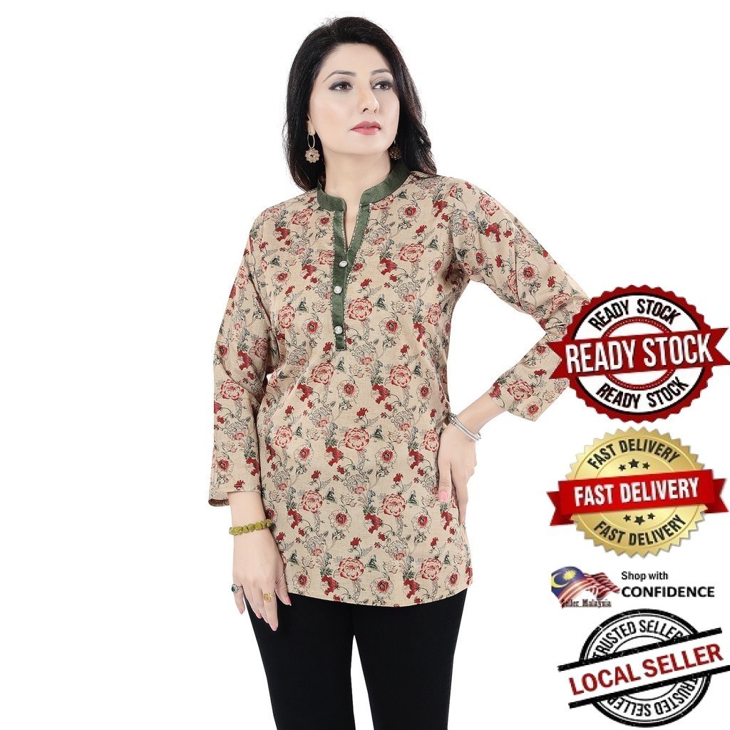 Kurti ผู้หญิงอินเดียออกแบบใหม่ kurti ชุด kurti plus size kurti มุสลิม kurti ชุดพร้อมกางเกง UD2512SC