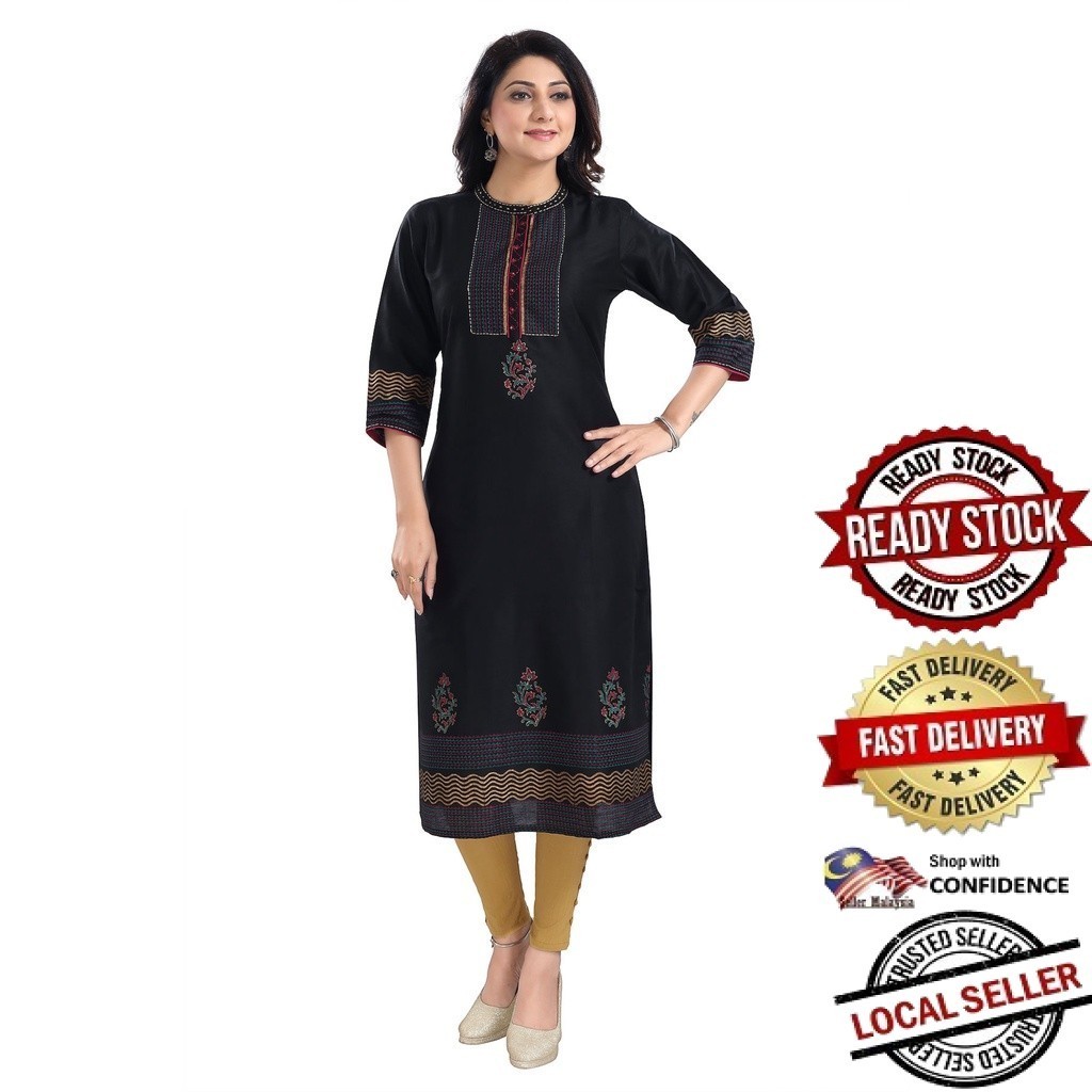Kurti ผู้หญิงอินเดียออกแบบใหม่ kurti ชุด kurti plus size kurti มุสลิม kurti ชุดกางเกง UD354MMSC